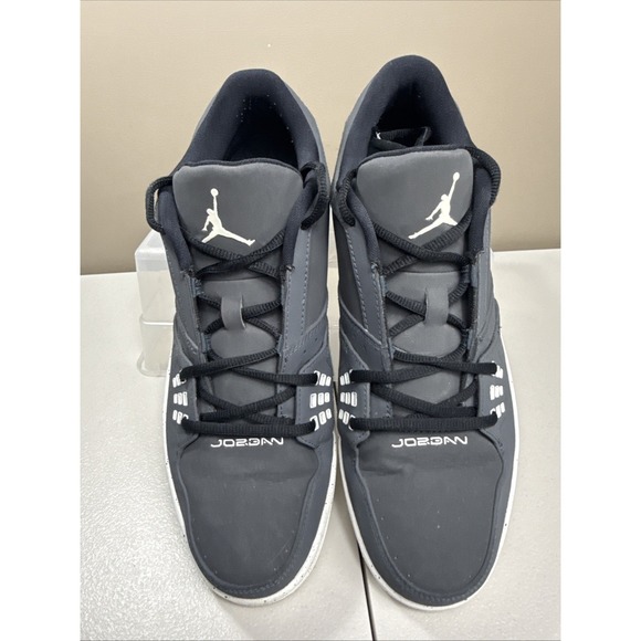 Nike Jordan 1 Flight Low Basketball‎ Shoes US Men Size 12 Black/White 350610-009 main image 8
